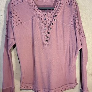 Free People Heart to heart Thermal Henley
